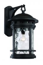Trans Globe 40372 BK - 1LT WALL LANTERN-LG-WATER-BK